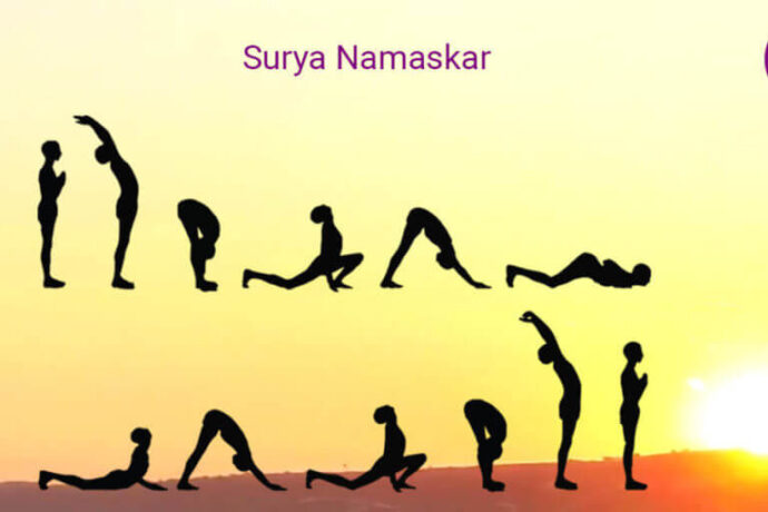 Surya Namaskar or Sun Salutation
